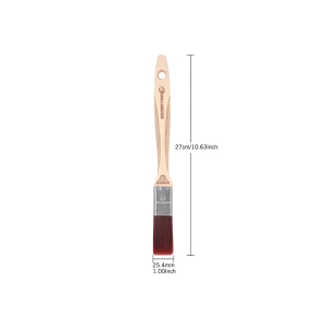 Pensulă cu mâner din lemn doberman 25.4 mm rollingdog Thumbnail 2