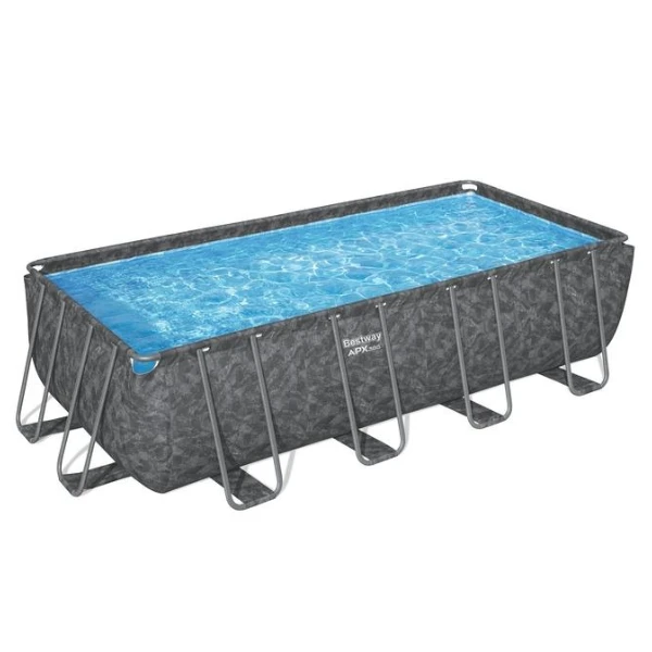 Bestway бассейн rectangular apx 365™ 549x274x132cm, 16477л, метал каркас 3