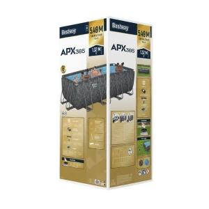 Bestway бассейн rectangular apx 365™ 549x274x132cm, 16477л, метал каркас Thumbnail 5