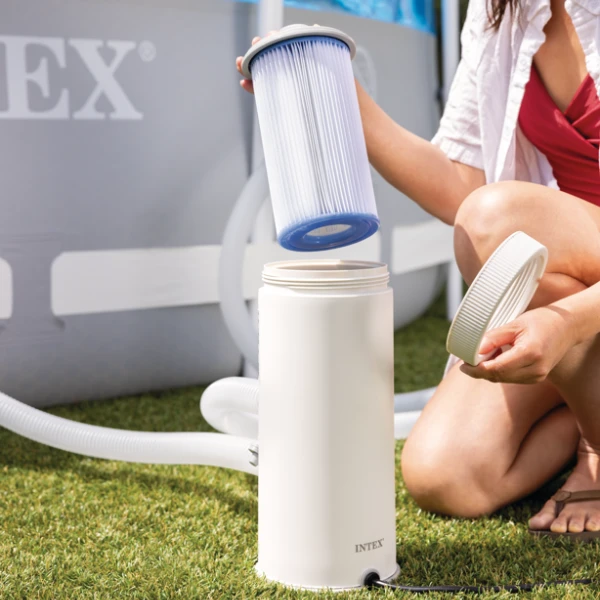 Intex pompă cu filtru - cartuș "krystal clear c1000", 3785 l/h 2