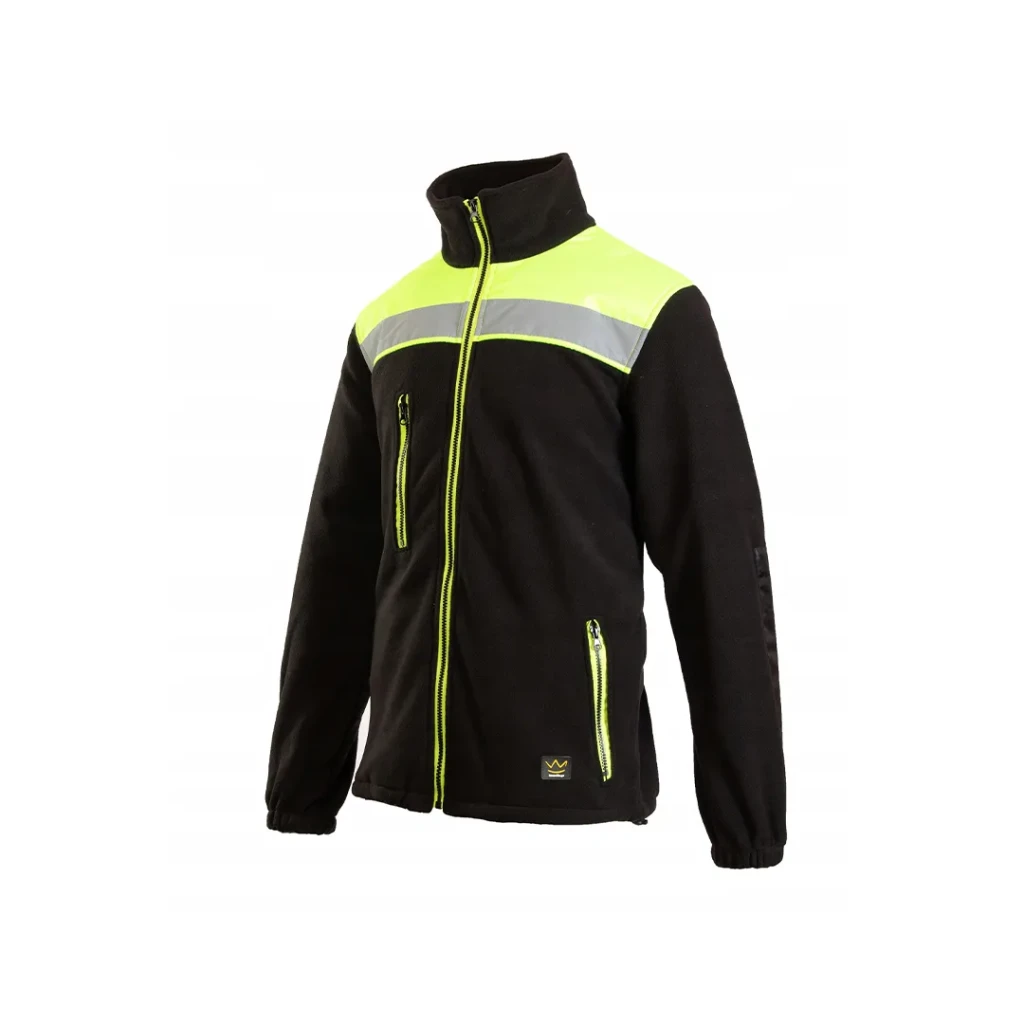 Hanorac cu reflector rival softshell m negru/galben seven kings 2