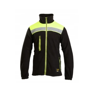 Ветровка светоотражающая rival softshell m чёрный/жёлтый seven kings
