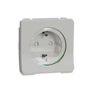 Розетка с защитой и с крышкой mureva 16 a 220 - 240 в белый schneider-electric Thumbnail 1