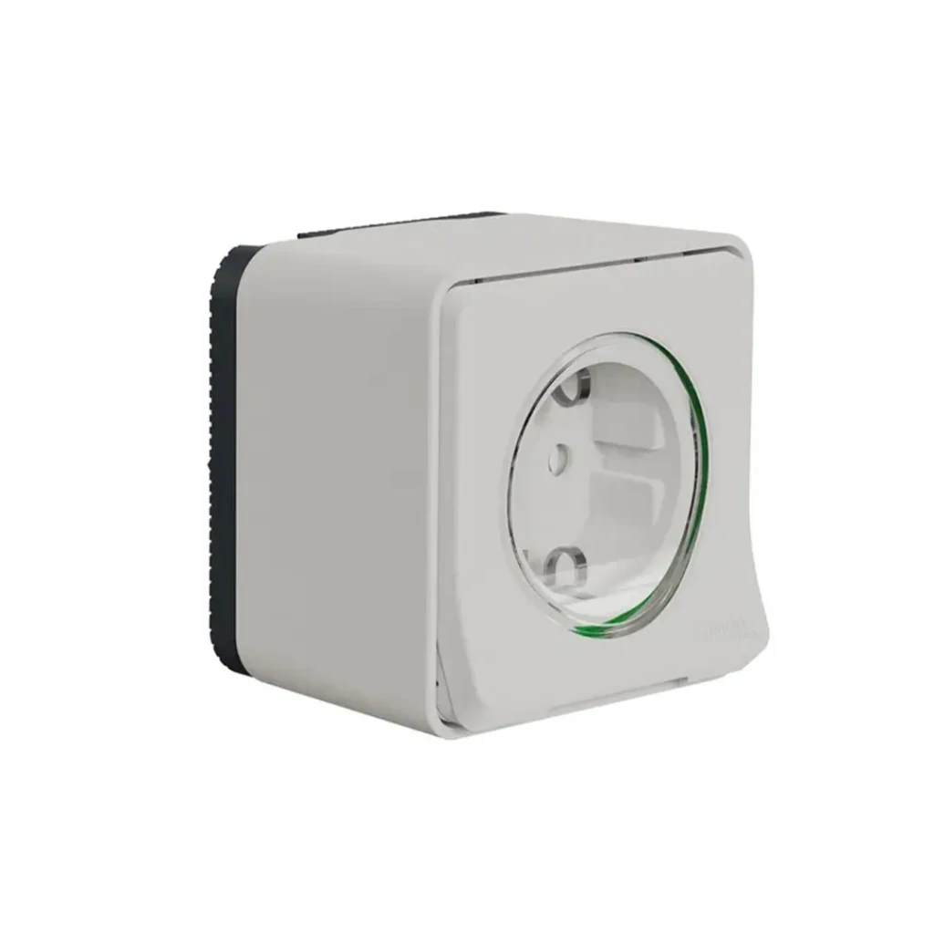 Priză cu obturator și capac mureva 16 a 220 - 240 v alb schneider-electric 2
