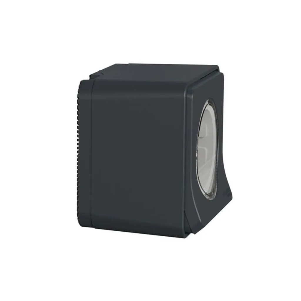 Priză cu obturator și capac mureva 16 a 220 - 240 v antracit schneider-electric 2