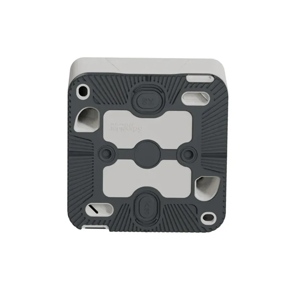 Priză cu obturator și capac mureva 16 a 220 - 240 v alb schneider-electric 3