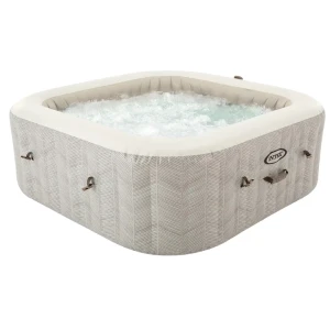 Intex jacuzzi spa gonflabil “chevron deluxe square bubble” 193×71,1098l, 6 persoane Thumbnail 3