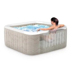 Intex jacuzzi spa gonflabil “chevron deluxe square bubble” 193×71,1098l, 6 persoane Thumbnail 10