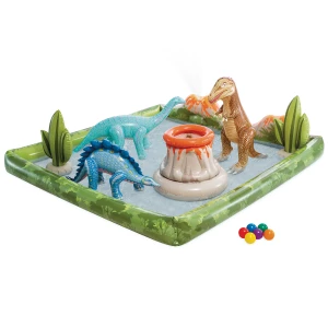 INTEX Centru de joacă gonflabil &quot;Jurassic Adventure&quot;, 201 x 201 x 36 cm, până la 81 kg, 410l, 2+