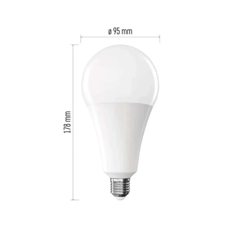 Bec led a95 28 w e27 4000 k 3452 lm 220 - 240 v emos 2