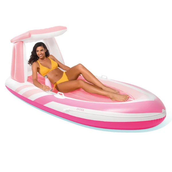 Intex надувной плот "pink paradise boat float", 257 x 135 см, до 100 кг, 8+ 2