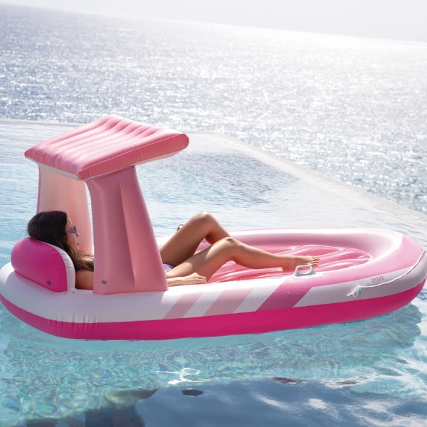 Intex надувной плот "pink paradise boat float", 257 x 135 см, до 100 кг, 8+ 8