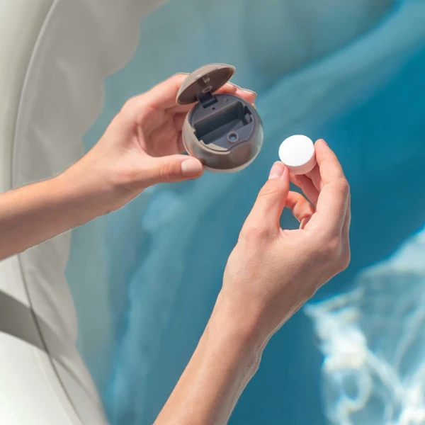 Intex надувной спа джакузи “purespa bubble blue” 180х66см, 677л, 4-х местный 7