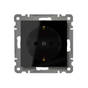 Priză karea 10 a 220 - 240 v negru makel