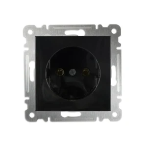 Priză karea 16 a 220 - 240 v negru makel