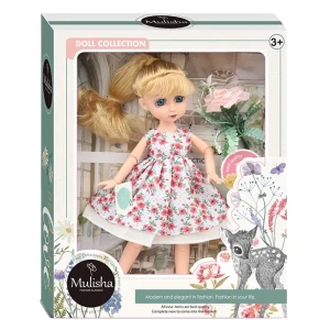 Păpușa "mulisha" în rochie florală cu accesorii Thumbnail 3
