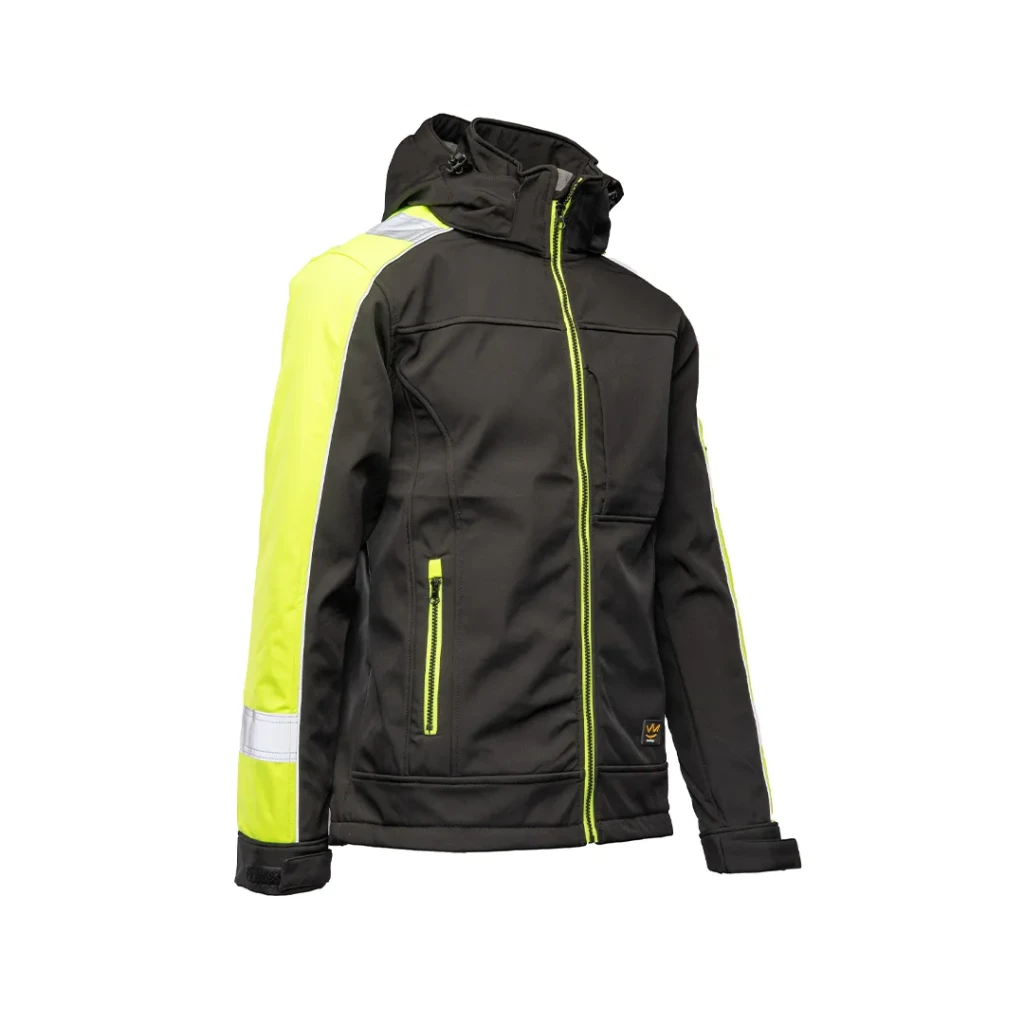 Hanorac rival softshell xxl negru/galben seven kings 2