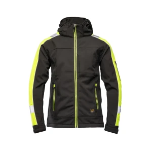Ветровка rival softshell xxl чёрный/жёлтый seven kings