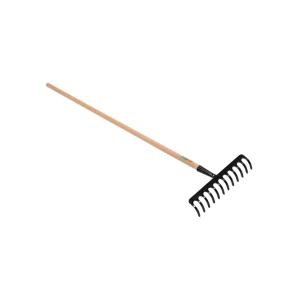 Greblă cu 12 dinți 140 cm oțel/lemn flo