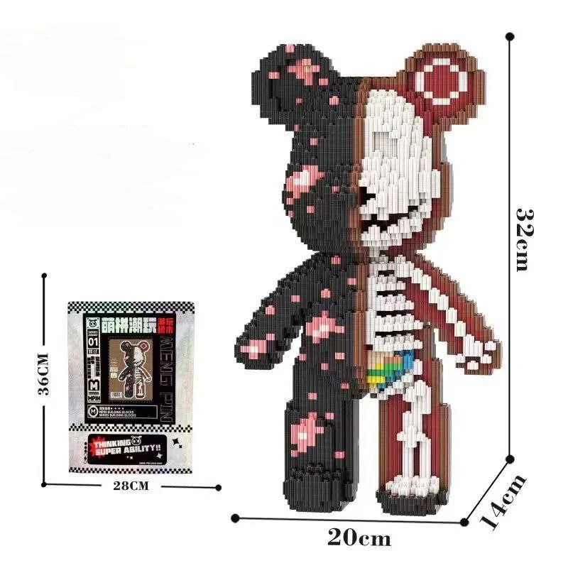 3d конструктор в форме медведя 2