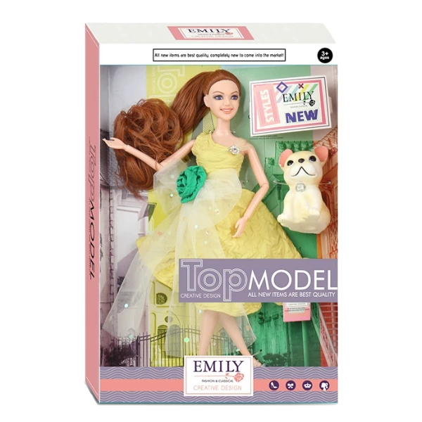 Păpușa emily "top model" cu animăluț și accesorii 3
