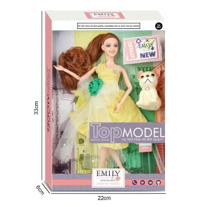 Păpușa emily "top model" cu animăluț și accesorii Thumbnail 4
