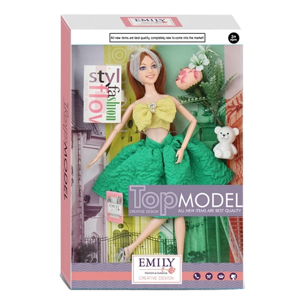 Păpușa emily "top model" cu animăluț și accesorii 3