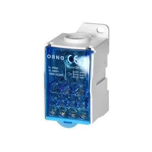 Bloc de distribuție 1 x 120 mm² 96 x 49 x 50 mm 250 a orno