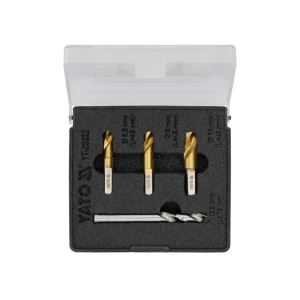 Set de burghie 4 buc. îndepărtare sudură 6.5/8/10 mm oțel yato