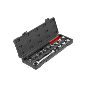 Set chei cu clichet 3/8", 1/2", 3/4" 15 buc. yato