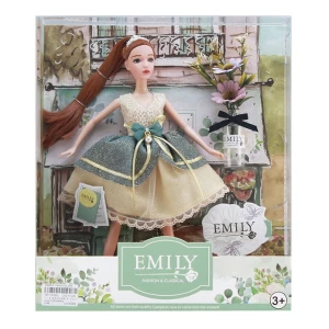 Păpușa Emily &quot;Seria cu flori și accesorii&quot;