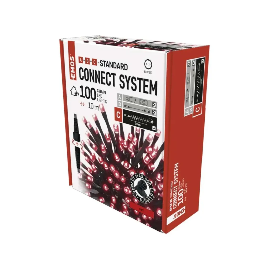 Гирлянда "нить" 5 вт 10 м 30 в dc ip44 led emos 2