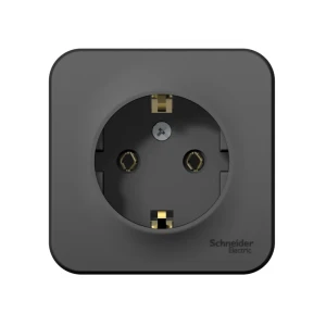 Розетка с заземлением blanca 16 a 220 - 240 в антрацит systeme electric