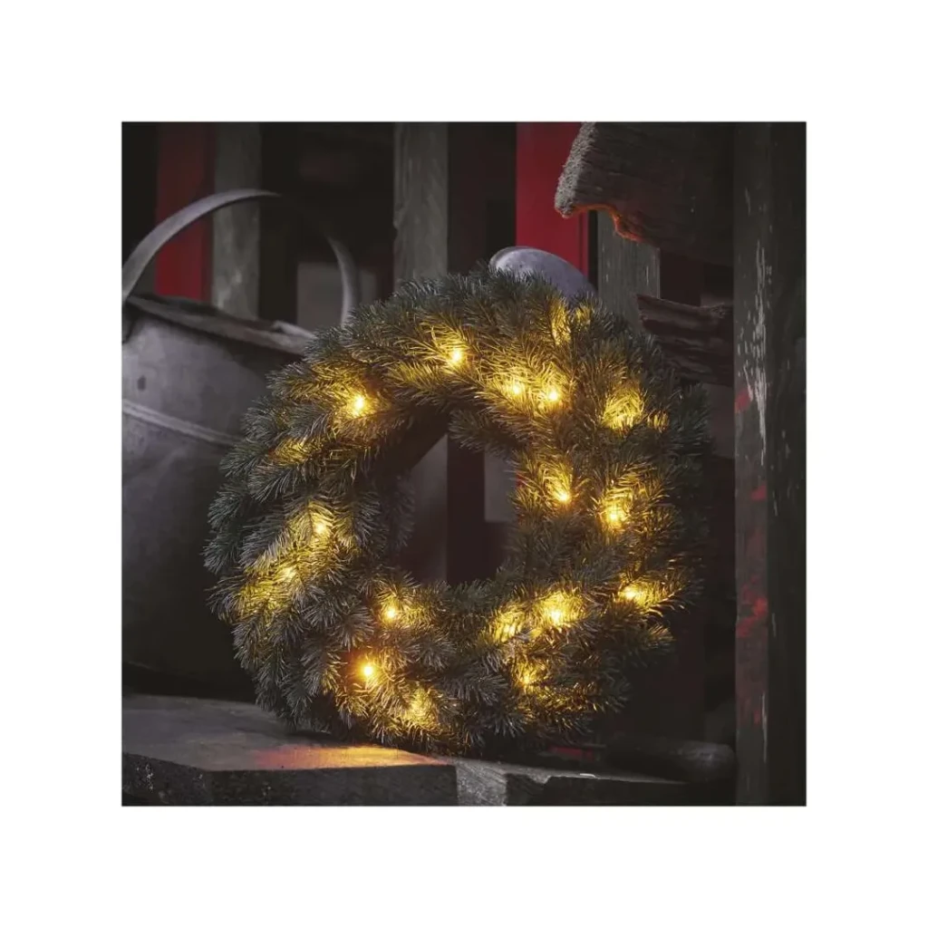 Coroniță de brad 40 cm 3000 k 3 v dc ip20 led emos 2