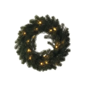Венок еловый 40 см 3000 k 3 в dc ip20 led emos