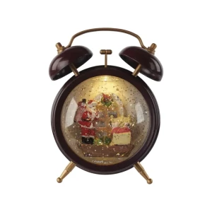 Decor de crăciun "ceas deșteptător" 14 x 8 x 19 cm 3000 k 4.5 v dc ip20 led emos