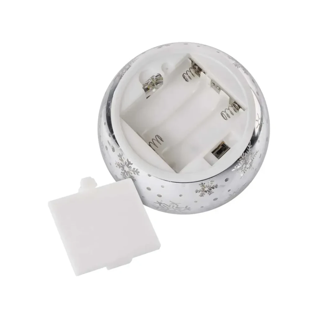 Decor de crăciun glob 12 cm 3000 k 4.5 v dc ip20 led emos 3