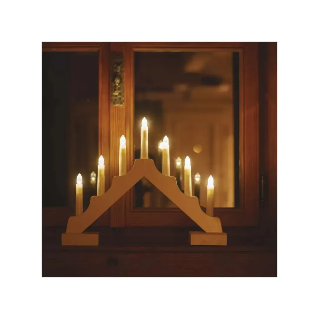Decor de crăciun "sfeșnic" 350 x 290 mm 3000 k 3 v dc ip20 led emos 3