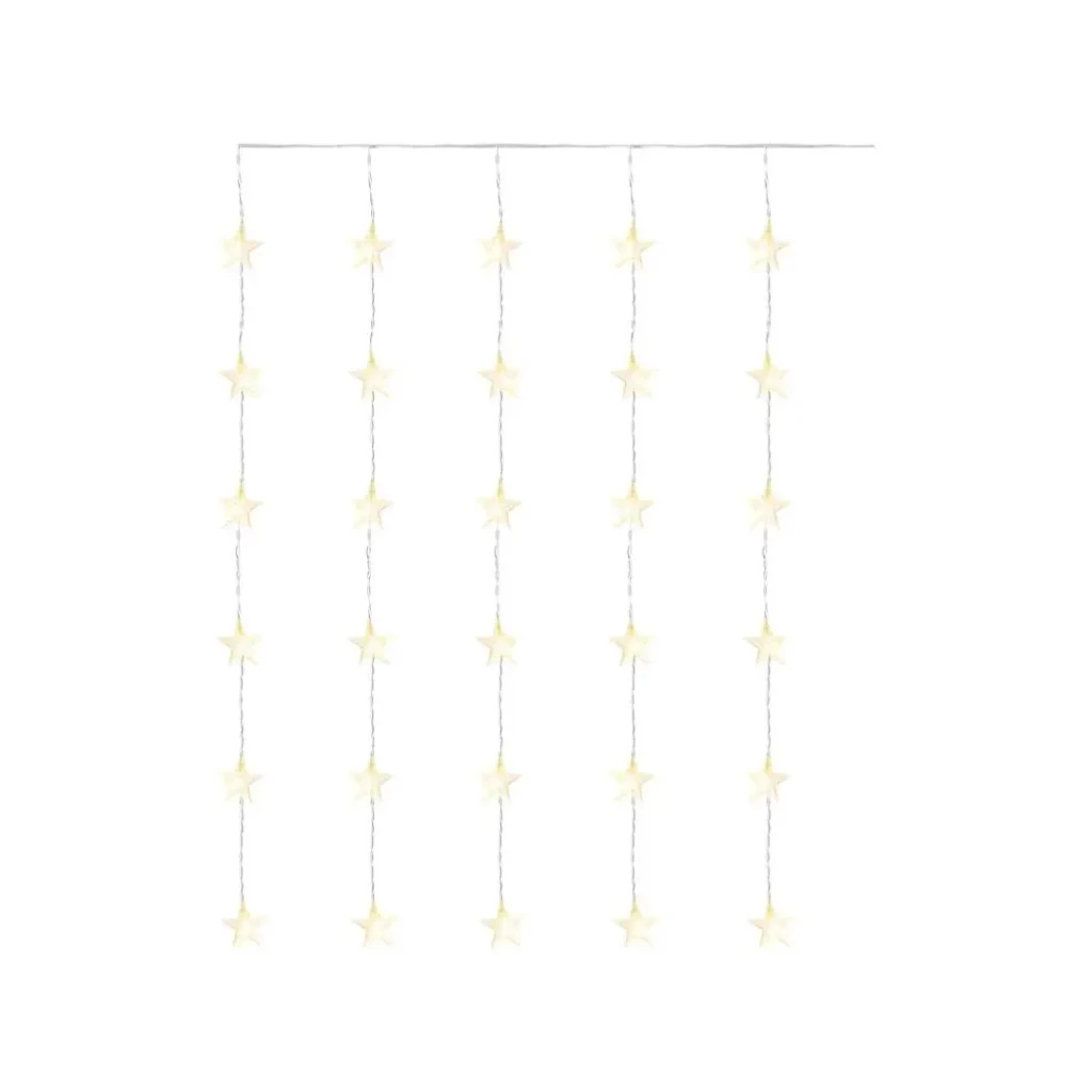 Ghirlandă "cortină-stele" 2.56 w 120 x 90 cm 3000 k 220 - 240 v ip44 led emos 4