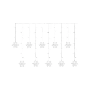 Гирлянда "занавес-снежинки" 135 x 50 см 6500 k 220 - 240 в ip44 led emos