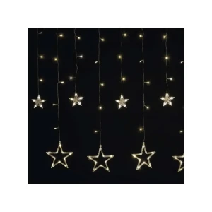 Ghirlandă "cortină-stele" 185 x 105 cm 3000 k 220 - 240 v ip44 led emos Thumbnail 4