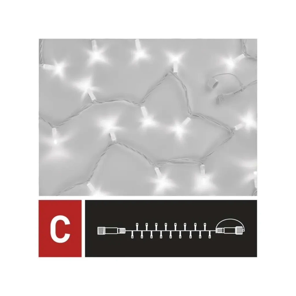 Гирлянда profi 6 вт 10 м 6500 k 30 в dc ip44 led emos 3