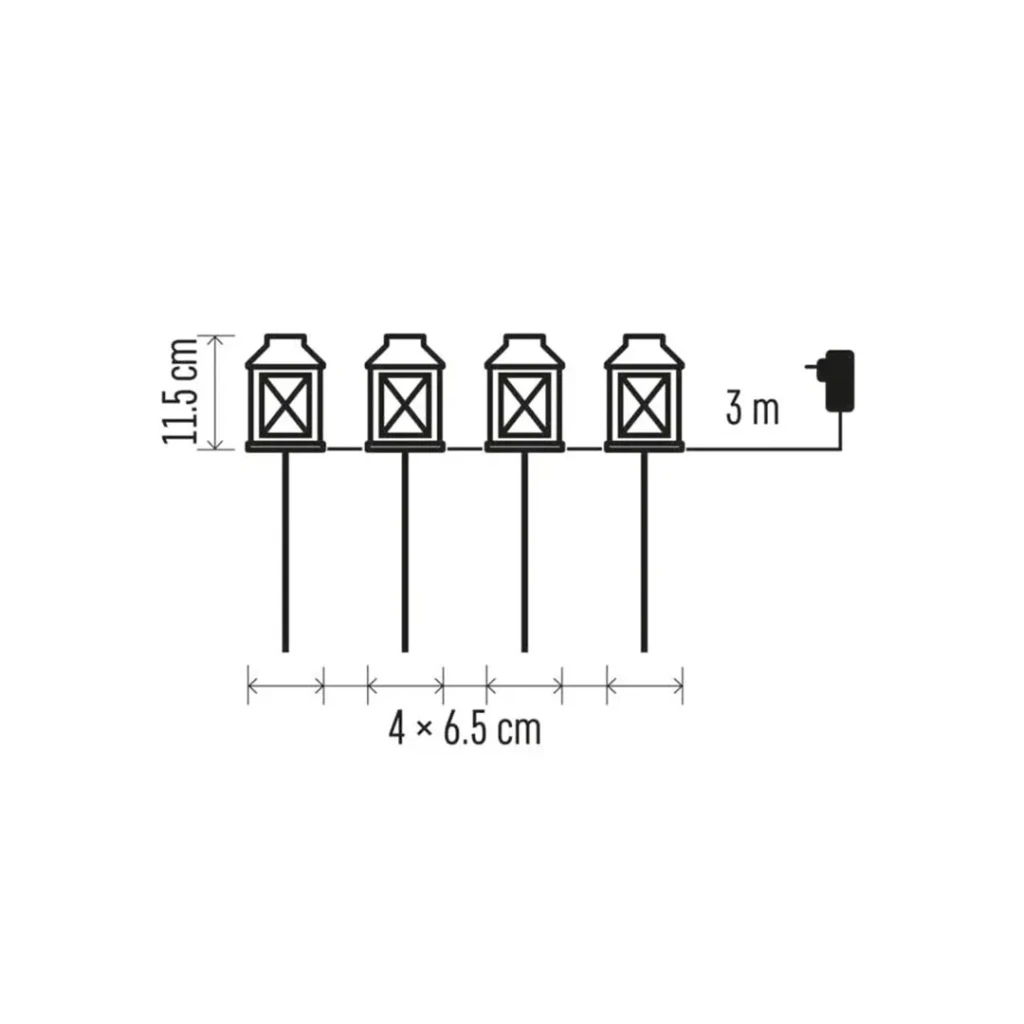 Декоративный светильник 5 вт 6500 k 220 - 240 в ip44 led emos 2