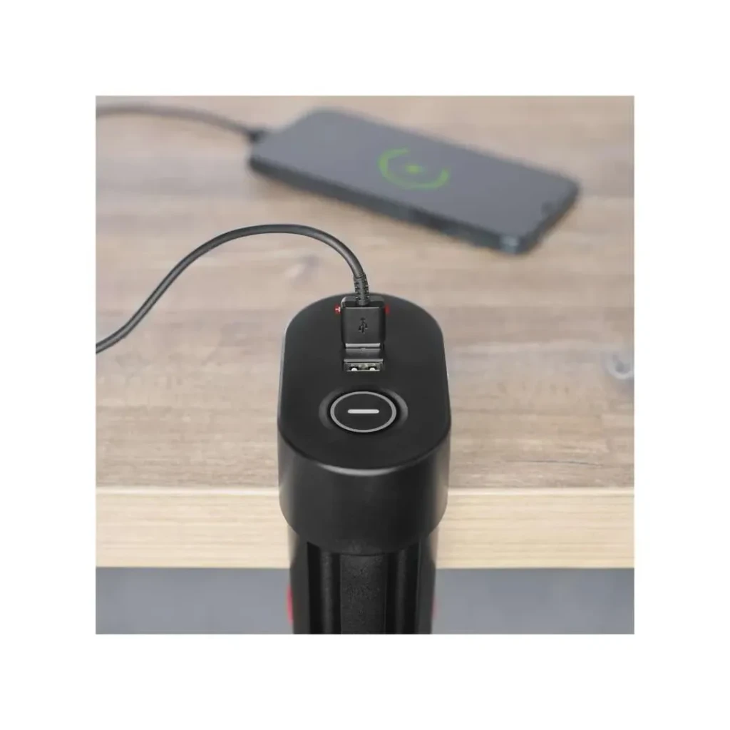 Prelungitor de birou cu împământare 3 prize + 2 usb a + 1 usb c 1.5 m 16 a emos 3