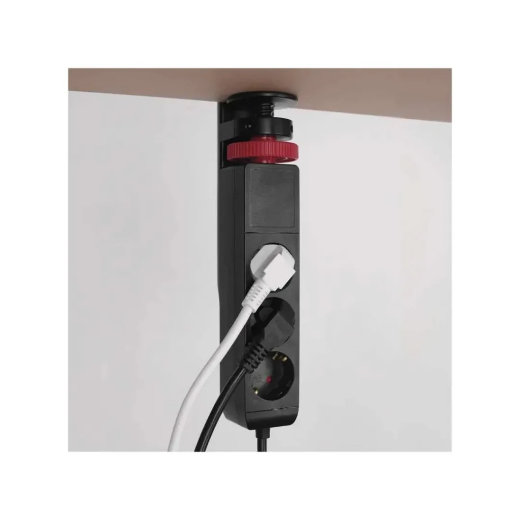 Prelungitor de birou cu împământare 3 prize + 2 usb a + 1 usb c 1.5 m 16 a emos 5