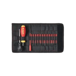 Set șurubelniță cu chlichet+ biți sl, ph, pz, tx 75 mm 1000 v 0.8 - 5 nm wiha