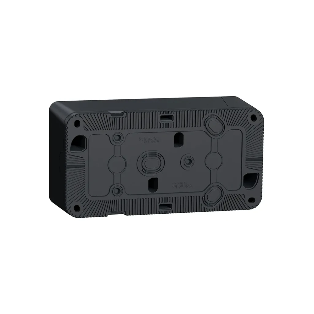 Priză dublă cu capac mureva 16 a 220 - 240 v antracit schneider-electric 2