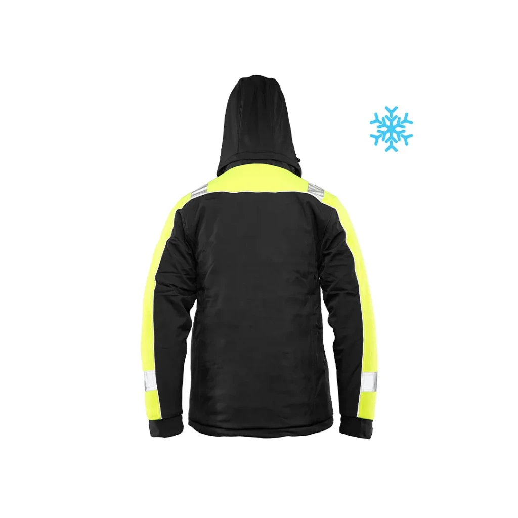 Hanorac de iarnă rival softshell m negru/galben seven kings 3