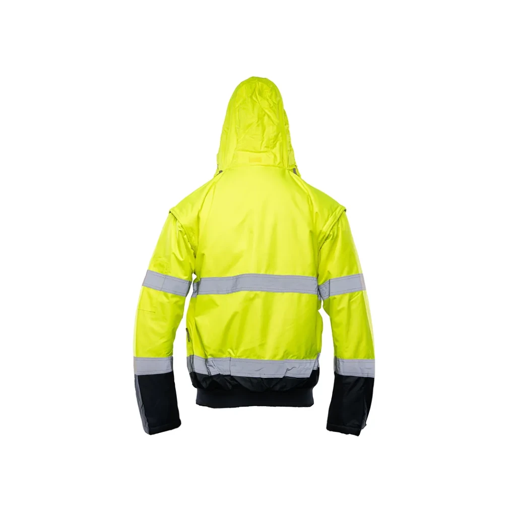 Scurtă de iarnă reflectorizantă bomber hi vi xl galben benefit 3
