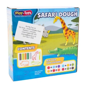Set de modelare "safari" – 5 culori și forme de animale Thumbnail 4